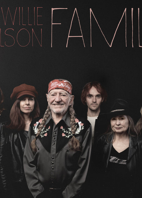 the album cover for Willie Nelson - The Willie Nelson Family