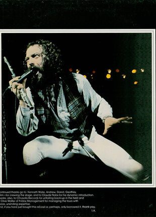 Jethro Tull : Live - Bursting Out (2xLP, Album, Emb)