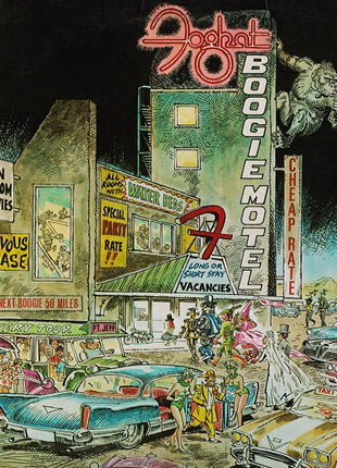 Foghat : Boogie Motel (LP, Album, Mon)