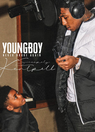 the album cover for Youngboy Never Broke Again - Sincerely Kentrell (Mod)