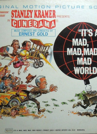 Ernest Gold : Original Motion Picture Score - It's A Mad, Mad, Mad, Mad World (LP, Mono, Gat)