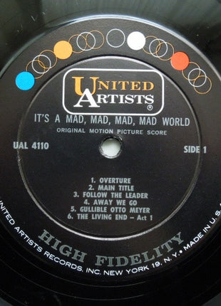Ernest Gold : Original Motion Picture Score - It's A Mad, Mad, Mad, Mad World (LP, Mono, Gat)
