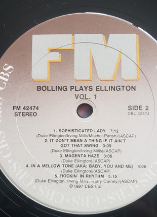 Claude Bolling Big Band : Bolling Band Plays Ellington Music Vol. 1 (LP)