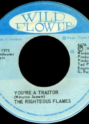 The Righteous Flames : You're A Traitor (7")