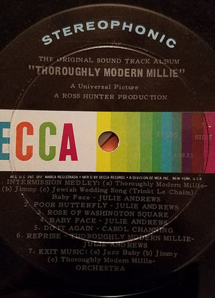 Various : Thoroughly Modern Millie (The Original Sound Track Album) (LP, Album, Gat)