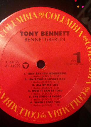 Tony Bennett : Bennett/Berlin (LP, Album)