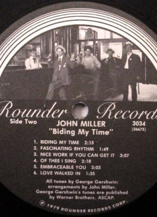 John Miller : Biding My Time (John Miller Plays George Gershwin) (LP, Album)