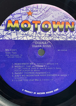 Various : Diana! (Original TV Soundtrack) (LP, Album, RE)