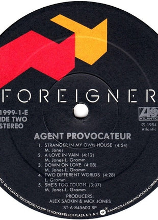 Foreigner : Agent Provocateur (LP, Album, Spe)