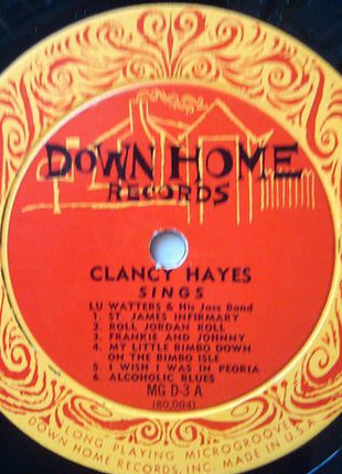 Clancy Hayes, Lu Watters And The Yerba Buena Jazz Band : Clancy Hayes Sings (LP, Album)