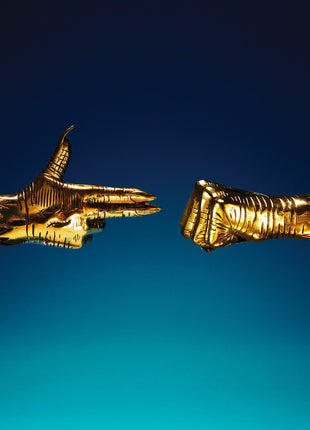 the album cover for Run The Jewels - Run The Jewels 3 [Opaque Gold 2LP]