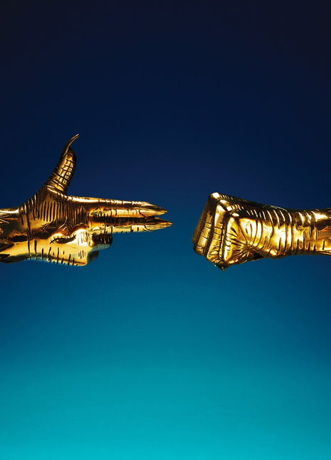 the album cover for Run The Jewels - Run The Jewels 3 [Opaque Gold 2LP]