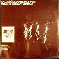 Calliope (9) : Music Of 16th Century Italy (LP, Album)