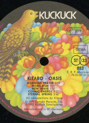 Kitaro : Oasis (LP, Album, RE)