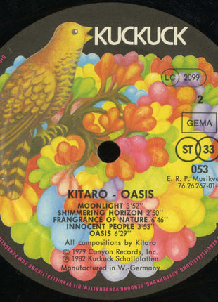 Kitaro : Oasis (LP, Album, RE)