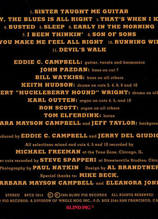 Eddie C. Campbell : That's When I Know (CD, Album)