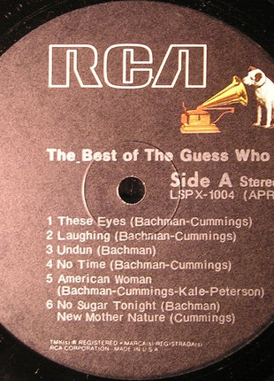 The Guess Who : The Best Of The Guess Who (LP, Comp, RE, Bla)