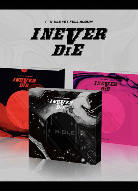 the album cover for i-dle - I NEVER DIE