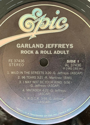 Garland Jeffreys : Rock & Roll Adult (LP, Album, Ter)