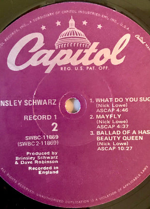 Brinsley Schwarz : Brinsley Schwarz (LP, Album, RE + LP, Album, RE + Comp, LA )