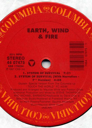 Earth, Wind & Fire : System Of Survival (12" Mixes) (12")