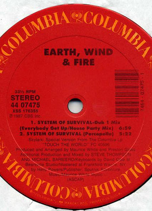 Earth, Wind & Fire : System Of Survival (12" Mixes) (12")