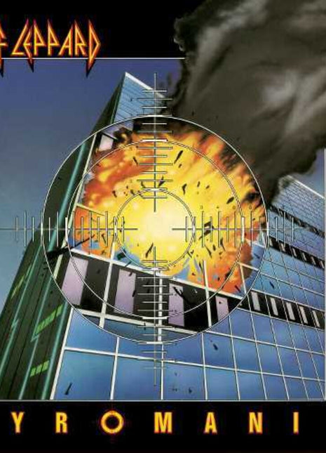 the album cover for Def Leppard - Pyromania [LP]