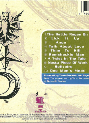 Deep Purple : The Battle Rages On... (CD, Album)