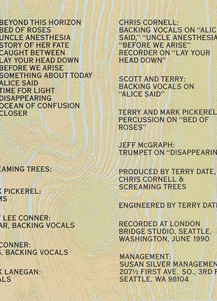 Screaming Trees : Uncle Anesthesia (CD, Album)