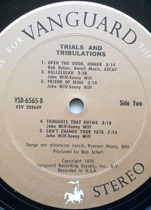 Trials And Tribulations : Trials And Tribulations (LP, Album)