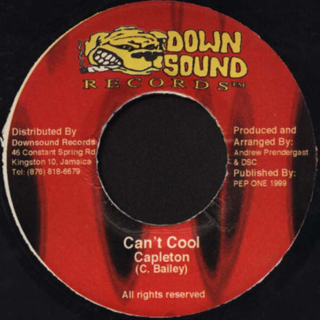 Capleton : Can't Cool (7")