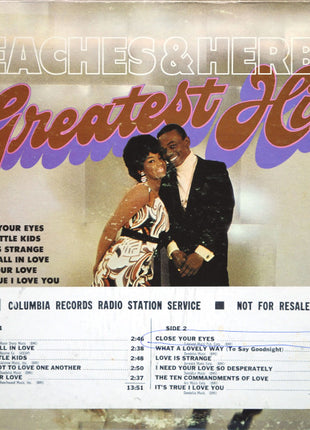 Peaches & Herb : Peaches & Herb's Greatest Hits (LP, Comp, San)