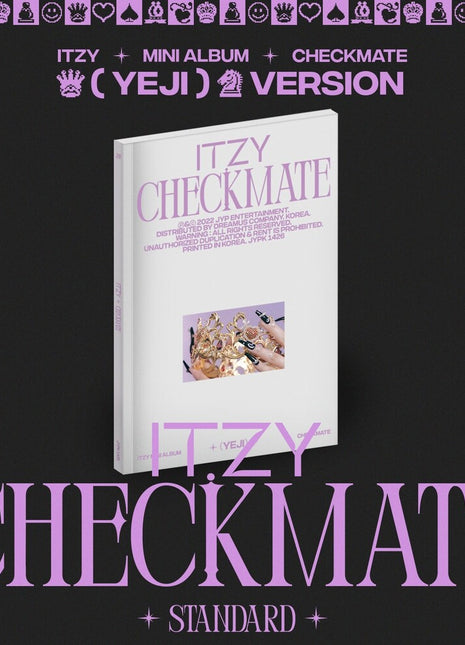 the album cover for ITZY - CHECKMATE [YEJI Ver.]