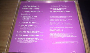 Jackson 5* : Greatest Hits (CD, Comp, RE)