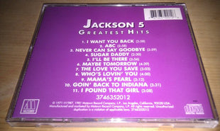 Jackson 5* : Greatest Hits (CD, Comp, RE)