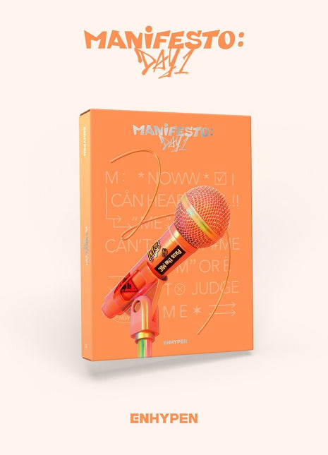 the album cover for ENHYPEN - MANIFESTO : DAY 1 [M Ver.]