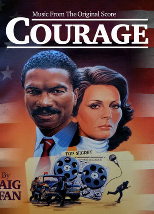 the album cover for Craig Safan  (Ita) - Courage / O.S.T. (Ita)