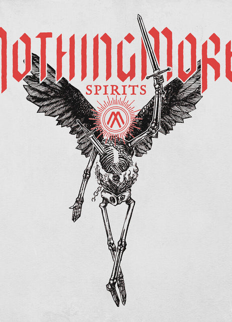 the album cover for Nothing More - Spirits [White 2LP]