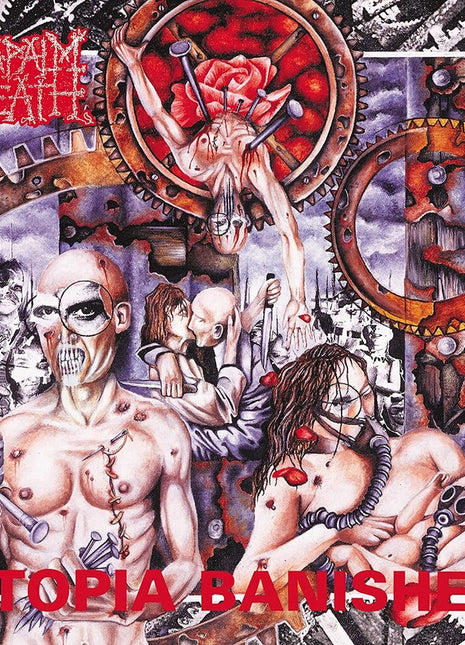 the album cover for Napalm Death - Utopia Banished