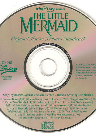 Various : The Little Mermaid (Original Motion Picture Soundtrack) (CD, Album)