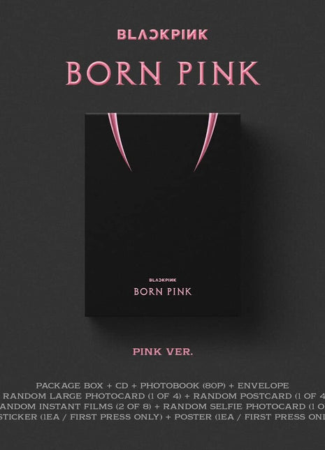 the album cover for BLACKPINK - BORN PINK [Standard CD Boxset – Version A / PINK]