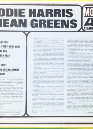 Eddie Harris : Mean Greens (LP, Album, Mono)