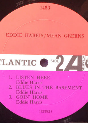 Eddie Harris : Mean Greens (LP, Album, Mono)