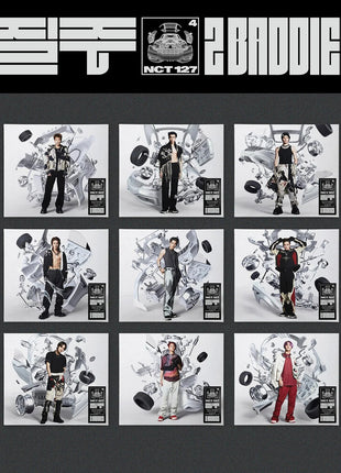 the album cover for NCT 127 - The 4th Album '2 Baddies' [Digipack Ver.]