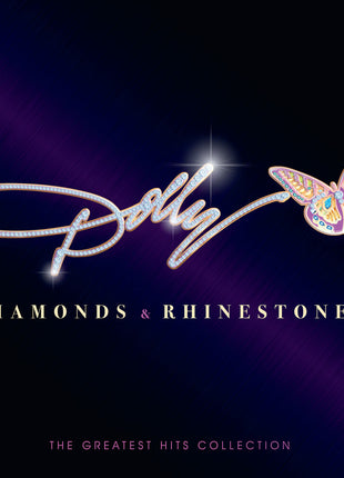 the album cover for Dolly Parton - Diamonds & Rhinestones : The Greatest Hits Collection