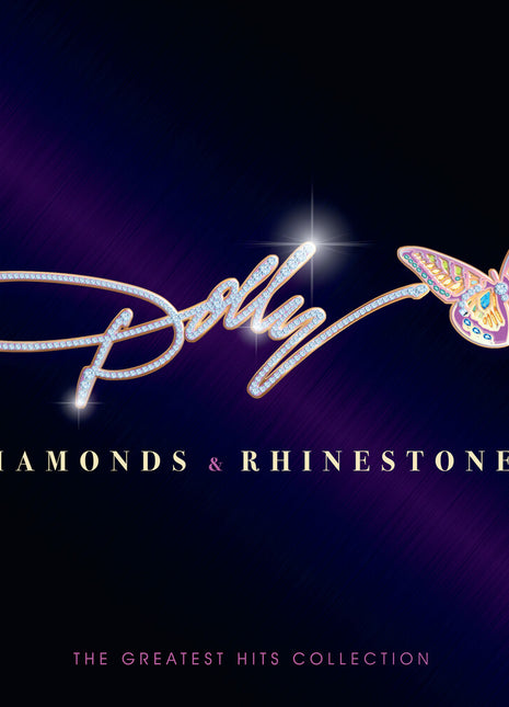 the album cover for Dolly Parton - Diamonds & Rhinestones : The Greatest Hits Collection