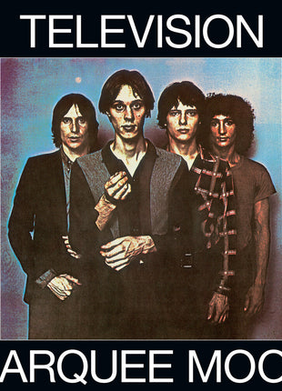 the album cover for Television - Marquee Moon [Rocktober Limited Edition Ultra Clear LP]