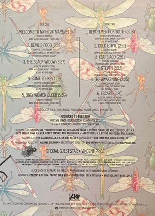 Alice Cooper (2) : Welcome To My Nightmare (LP, Album, Pre)