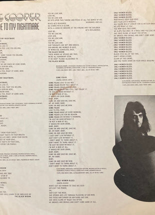 Alice Cooper (2) : Welcome To My Nightmare (LP, Album, Pre)