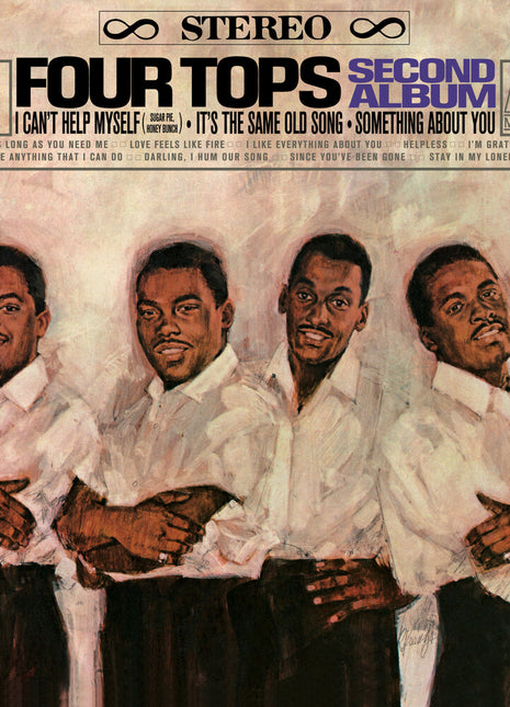 the album cover for The Four Tops - Second Album  [RSD Black Friday 2022]